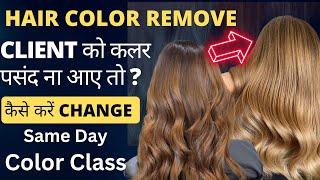 Professional Hair Color Removed in Same Day Technique || Mixing Ratio || Timing|| Salonfact