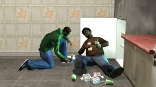 Big smoke raids the fridge