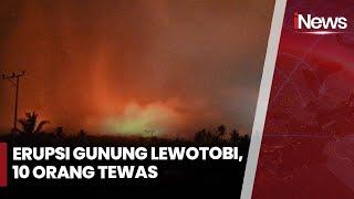 Ribuan Warga Mengungsi ke Tempat Aman Pascaerupsi Gunung Lewotobi Laki-Laki - iNewsSiang 04/11