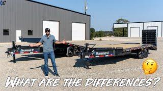 Deck Over Equipment Trailer v.s. Deck Over Tilt Trailer | Diamond C