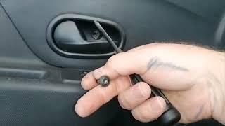 Dacia Sandero Interior Door Handle Removal Guide