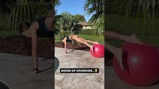 Meet my favorite core exercise: Plank Toe Taps to Tuck ️#abs #coreworkout