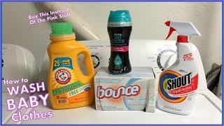 How To Wash Baby Clothes - What I Use To Do My Infants Laundry