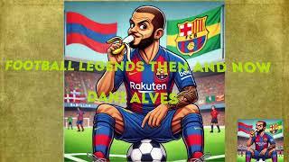 Football legends Then and Now Part 2 - Dani Alves