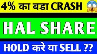 HAL SHARE CRASH , HAL SHARE LATEST NEWS | HAL SHARE PRICE TARGET, HAL SHARE ANALYSIS