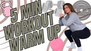 5 Min Pre-Workout Warm Up