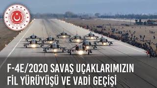 F-4E/2020 Savaş Uçaklarımızın 50'nci Yıla Özel  Fil Yürüyüşü ve Vadi Geçişi