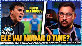  NOVOS REFORÇO no GRÊMIO! MUDANÇA URGENTE PARA o GRENAL! E SURPRESA NAS NEGOCIAÇÕES!