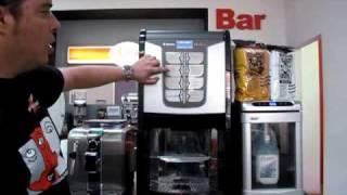 Saeco Phedra Espresso coffee machine with Cappuccinatore.wmv