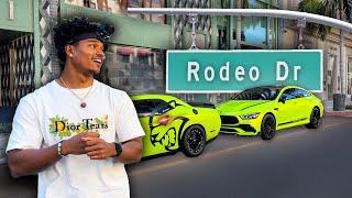 DRIVING OUR 1000hp HELLCAT &  AMG GT THROUGH RODEO DRIVE