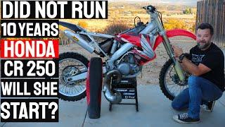 I paid $500 for NON RUNNING CR250 - will she start?