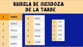 Resultados Quinielas Vespertinas de Santa Fe y Mendoza, Sábado 27 de Mayo