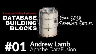 Apache Arrow DataFusion: A Fast, Embeddable, Modular Analytic Query Engine (Andrew Lamb)