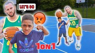 TRAY vs 8 YEAR OLD NEPHEW 1on1 **WINNER KEEPS CAR**