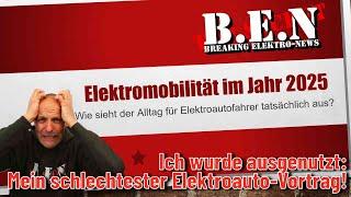 Ich wurde ausgenutzt: Mein schlechtester Elektroauto-Vortrag!