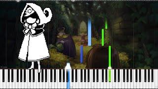 toby fox // Friendship | LyricWulf Piano Tutorial on Synthesia