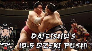 Daieisho Dominates with a 10-5! Can push for Ozeki in July! All 15 days of his Natsu Basho '23!