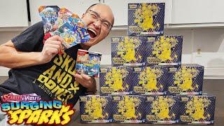 MÉGA OUVERTURE 100 PACKS DE LA NOUVELLE SÉRIE POKÉMON ''SURGING SPARKS'' !