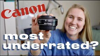 The most UNDERRATED Canon lens! || Canon 24mm f/2.8 STM review