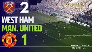 WEST HAM 2-1 MANCHESTER UNITED • Highlights • Premier League 24/25 | Simulation/Recreation