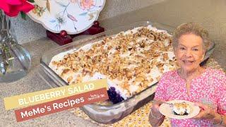 MeMe's Recipes | Blueberry Salad