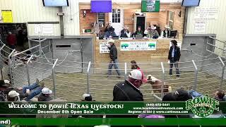 Bowie Texas Livestock December 8th Open Sale!