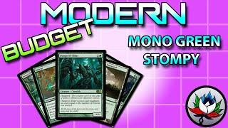 Aggressive Mono Green Stompy “Budget” Modern Deck Tech for Magic: The Gathering – MTG!