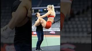 World's tallest female volleyball player in  #tallwomen #tallgirlfriend #volleyball #viralshorts