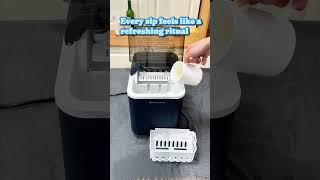 Who else loves crushing ice at home like it's an elite sport? ️"#icemaker #crunchyice