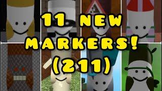 How To Get ALL 11 NEW MARKERS In “Find The Markers” | Roblox #roblox #marker #findthemarkers