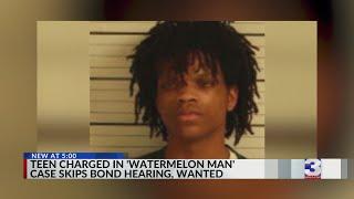 Teen charged in death of 'Watermelon Man' on the run