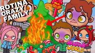 ROUTINA CRAZY FAMILY  || Decorating the Christmas Tree in Avatar World️