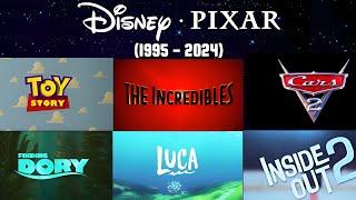 All Disney Pixar Movies Title Cards (1995 - 2024) | THE ANIFAN