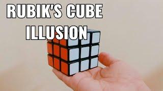 | A Rubik's Cube Illusion | Cube Magic | #Shorts |