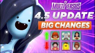 MultiVersus SEASON 4.5 OFFICIAL Patch Notes REACTION! (Buffs/Nerfs)