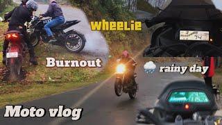 Rainy️day || vlog || ns160 || n160 || r15V3 || Dominar 250 || karan athokpam-