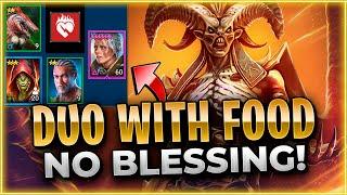 The SAND DEVIL'S Made EASY!! Duo With Food & No Blessing! Raid: Shadow Legends [Test Server]