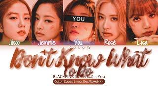 [Karaoke Ver.] BLACKPINK(블랙핑크) "DON´T KNOW WHAT TO DO" (Color Coded Han/Ing/가사) (5 Members)