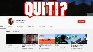 RUNDOWN HD SCAMMED AND QUIT YOUTUBE! WHY? (EXPOSED)-Minecarftians