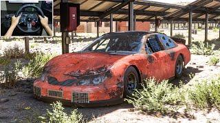 Rebuilding Toyota 2JZ NASCAR - Forza Horizon 5 Logitech G29 Stering Wheel Gameplay