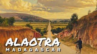 Driving in to a beautiful landscape  of Alaotra Madagascar