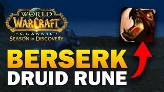 SoD Berserk Druid Rune - 30 Second Guide