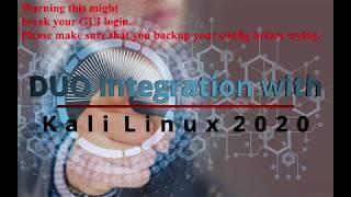 Duo Integration with Kali Linux 2020 v2