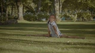 Cute Little Girl Stretching Legs, Doing the Splits | Stock Footage - Videohive