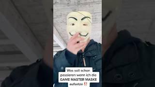 GAME MASTER MASKE aufgesetzt! #shorts #gamemaster