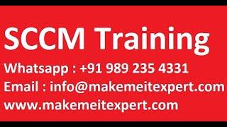 Microsoft SCCM Configuration Manager MECM Training Videos