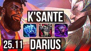 K'SANTE vs DARIUS (TOP) | 4k comeback, 10/3/10 | KR Master | 25.11