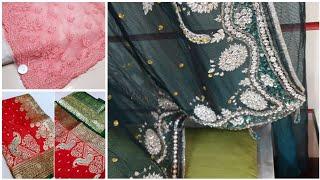 Diamondwork Designer Partywear Wear Sarees Online With Price, Sreedevi thinking flavours