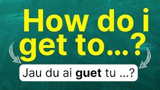 Cómo pronunciar: 'How do I get to...' '¿Cómo llego a...?' '¿Cómo puedo llegar a...?' en inglés