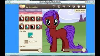 Pony creator 3 c удалённой причёской